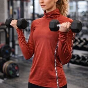 Nike Pro‎ Warm Long-Sleeve Metallic Top XS New